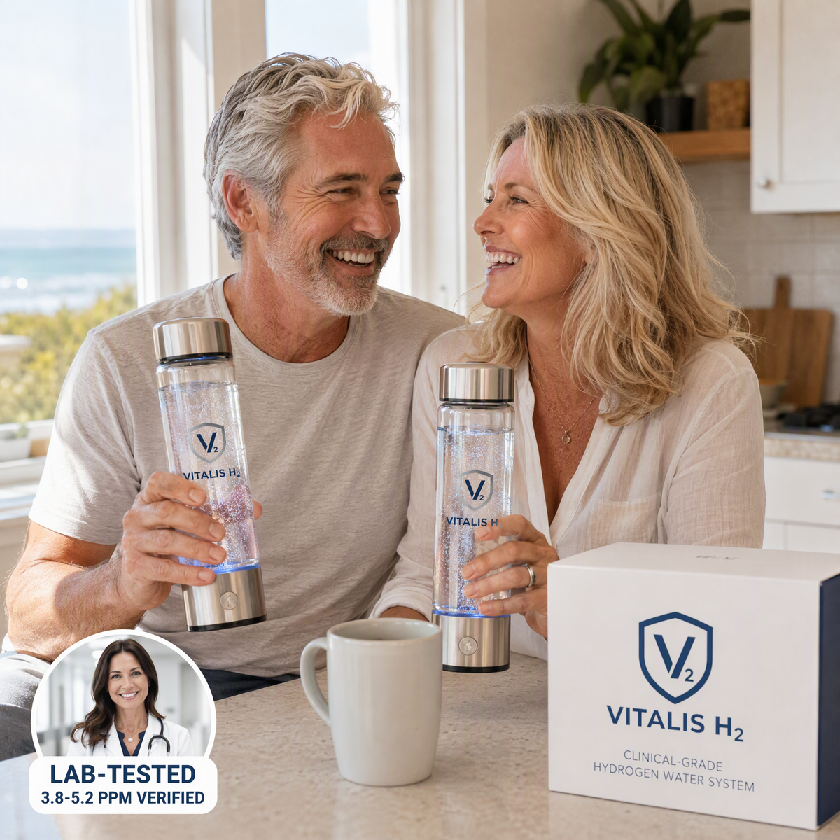 The Vitalis H₂ — Clinical-Grade Hydrogen Water System