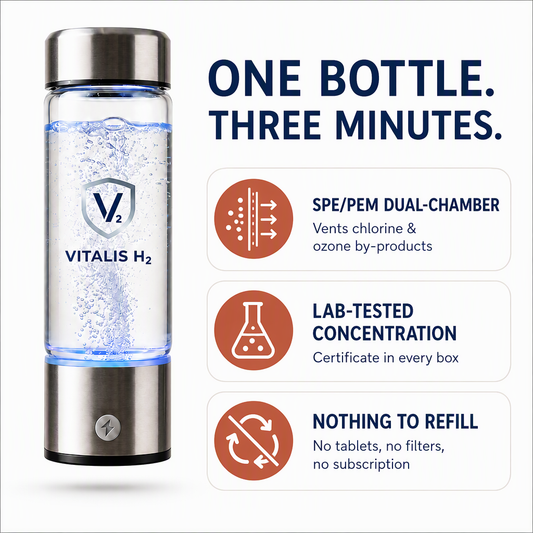 The Vitalis H₂ — Clinical-Grade Hydrogen Water System