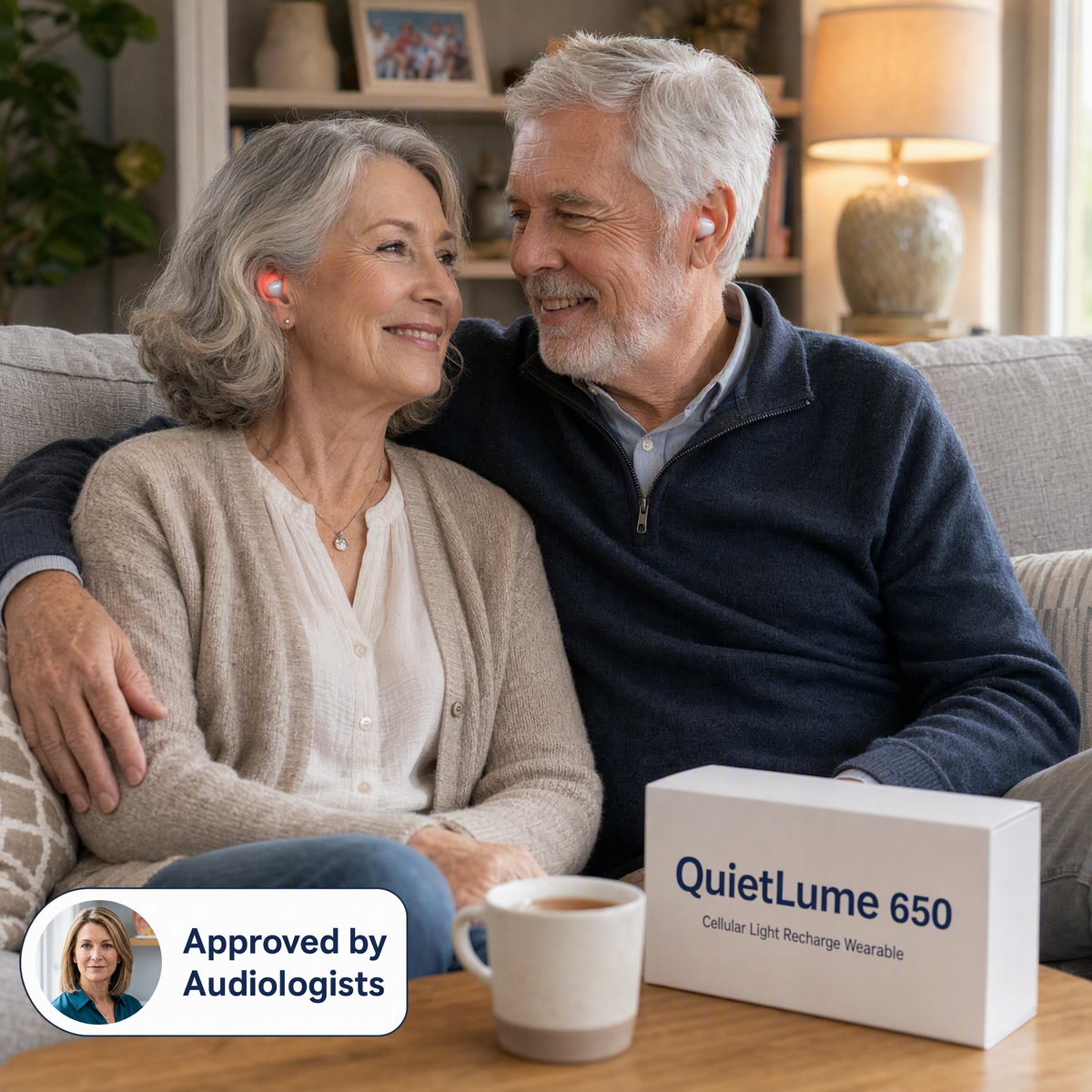 The QuietLume 650™ — Clinical-Grade 650nm Light Therapy for Tinnitus