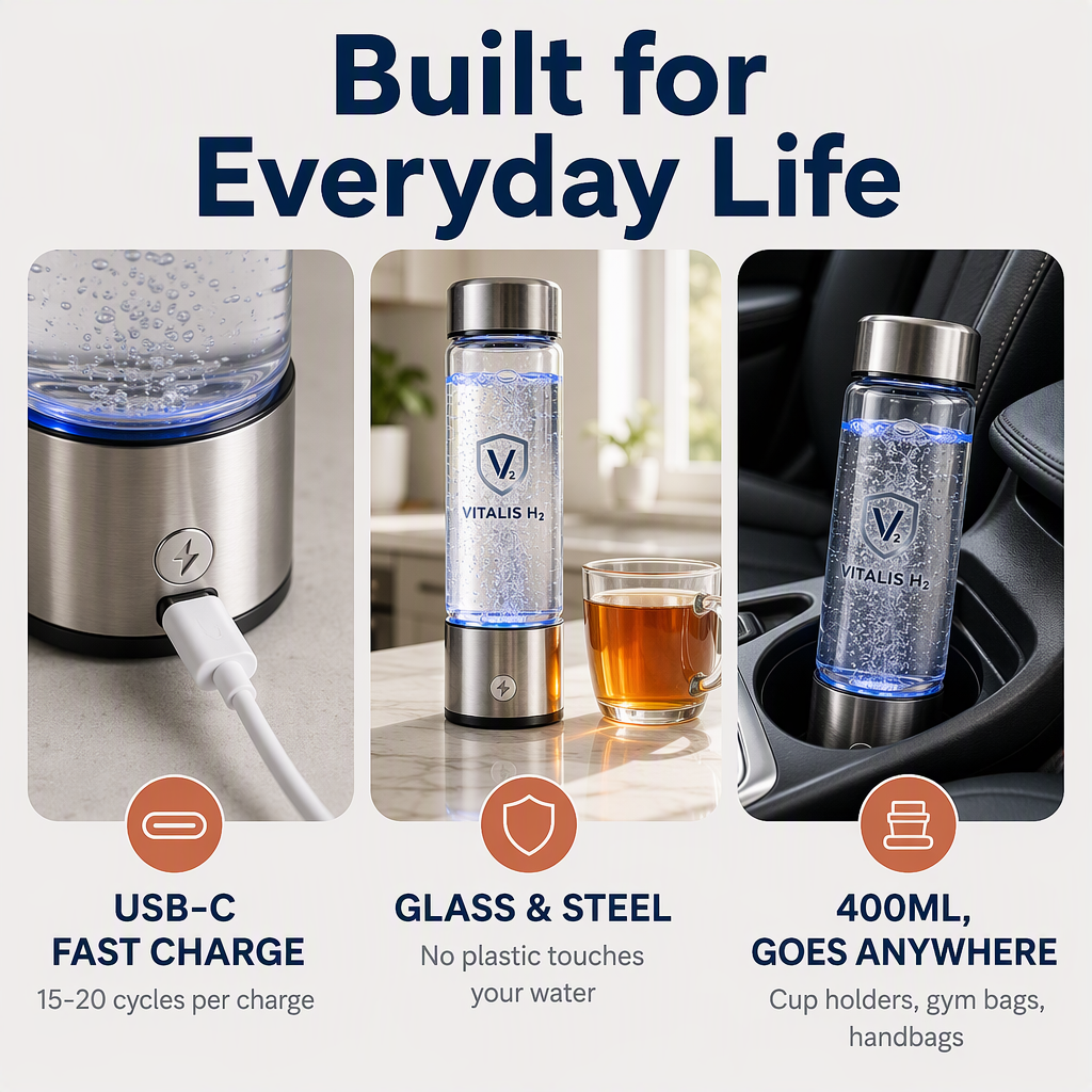 The Vitalis H₂ — Clinical-Grade Hydrogen Water System