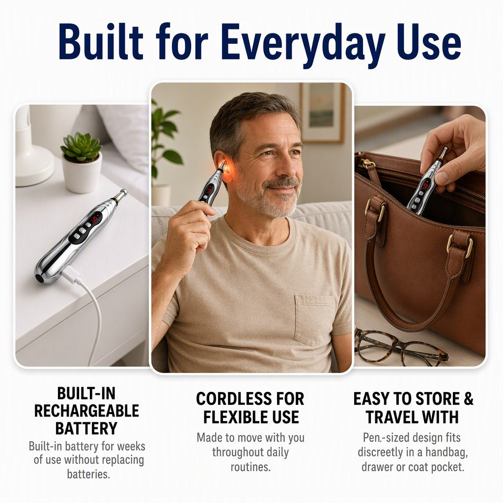 AuriCalm™ — Clinical-Grade Nerve Stimulation Device for Tinnitus Relief